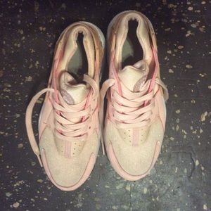 Pink Glitter huaraches